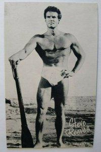 Steve Reeves Shirtless Beefcake Postcard Bodybuilder Original NOS Gay Interest