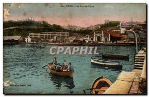 Algeria Algeria Oran Old Postcard The fishing port