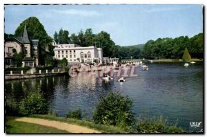 Modern Postcard Bagnoles De L & # 39Orne Casino Du Lac And Pedalos