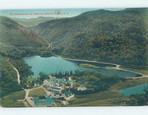 Divided-back AERIAL VIEW Dixville Notch - Near Jefferson New Hampshire NH AD7642