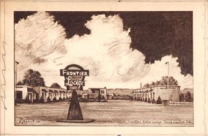 Grand Junction Colorado Frontier Motor Lodge Vintage Postcard AA30769