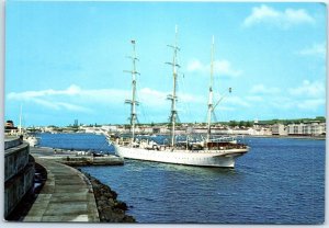 M-66585 A view of the Artificial Harbor Ponta Delgada Portugal