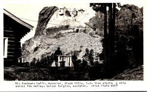 South Dakota Black Hills Mount Rushmore National Monument Real Photo