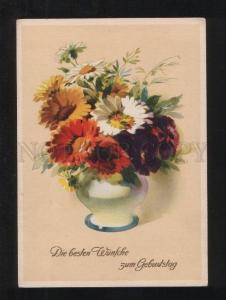 3076589 Field Flowers in Vase PANSY Style KLEIN old colorful PC