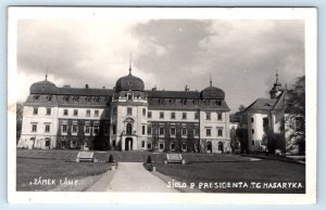 RPPC Lány Castle CZECH REPUBLIC Postcard