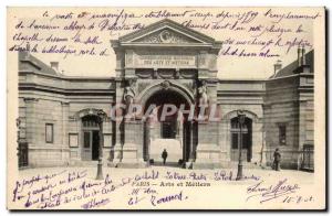 Paris 3 - Arts et Metiers Old Postcard