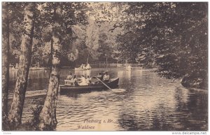 FREIBURG I. B., Baden-Wurttemberg, Germany, PU-1908; Waldsee, Row Boat