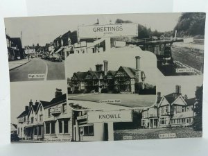 Knowle Multiview Vintage RP Postcard Greswolde Hotel Jobs Close High St Etc