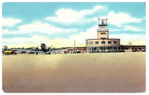 Lubbock Municipal Airport Lubbock Texas Airport Postcard