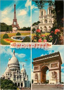 Modern Postcard Paris and Wonders