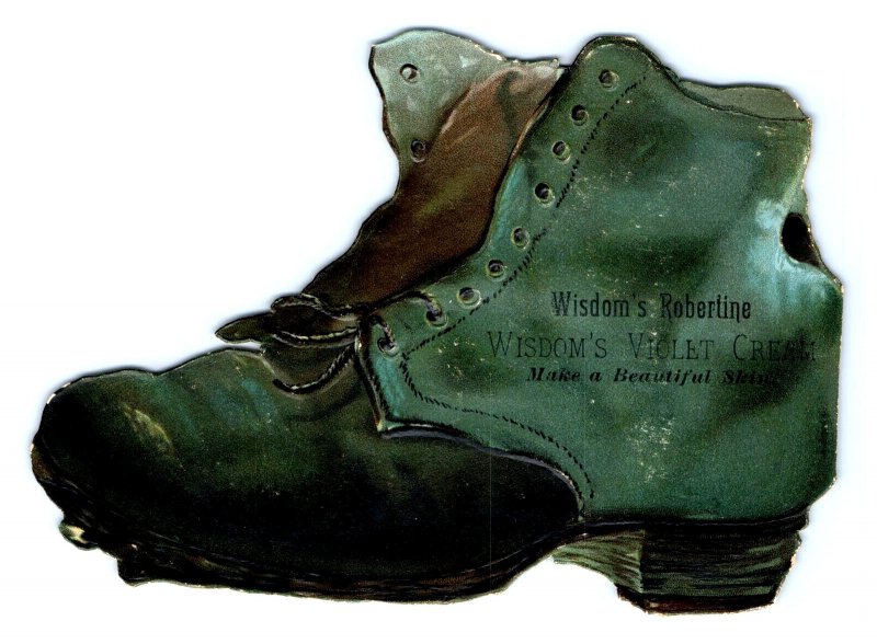 1889 Die-Cut Shoe Wisdom's Robertine & Violet Cream For The Skin #6Z