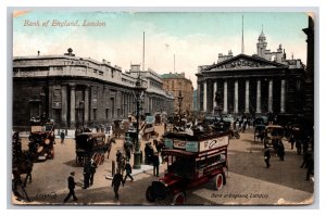 Bank of England Street View London United Kingdom DB Postcard U25