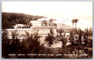 K46/ Hobe Sound Florida RPPC Postcard c30s Jupiter Island Club Beach House 148