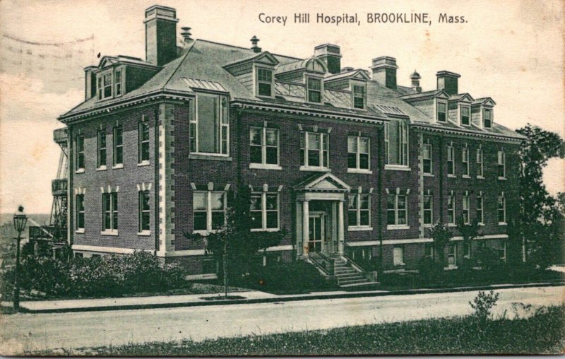 Massachusetts Brookline Corey Hill Hospital 1911