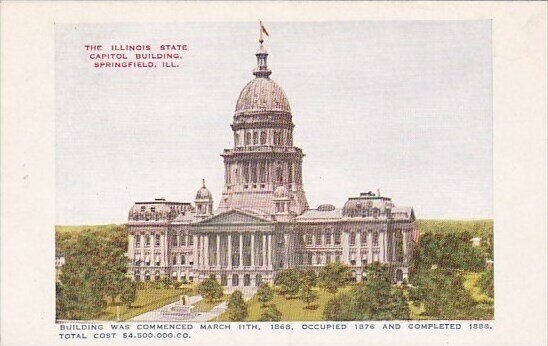 The Illinois State Capitol Building Springfield Illinois