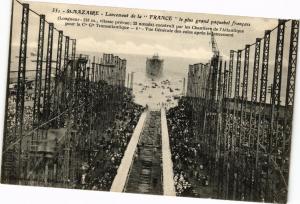 CPA St-NAZAIRE-Lancement de la France le plus grand paquebot francais (222171)