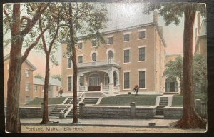 Vintage Postcard 1911 Elks Home, Portland, Maine