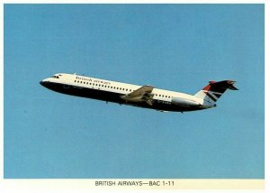 British Airways BAC 1 11 Airplane Postcard 2 copies