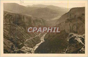 Old Postcard Vallee Verdon Gorge du Verdon to Casterllane to Rougons