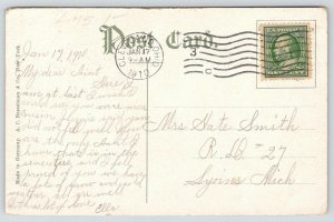 Cleveland Ohio~Kids Below Retaining Wall @ Wade Park~Doan Brook~Tree Stump~1910