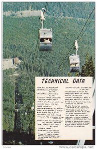BANFF, Alberta, Canada, 1940-1960's; The Banff Sulphur Mountain Gondola Lift,...