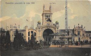 BF34606 exposition universalle de liege 1905 les halls belgium  front/back scan