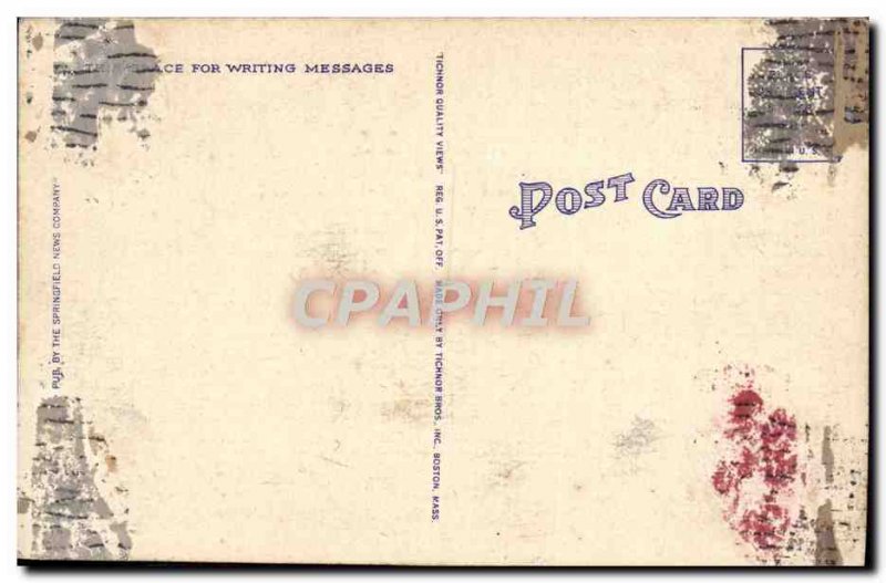 Postcard Old Rose Graden Forest Park Springfield Mass