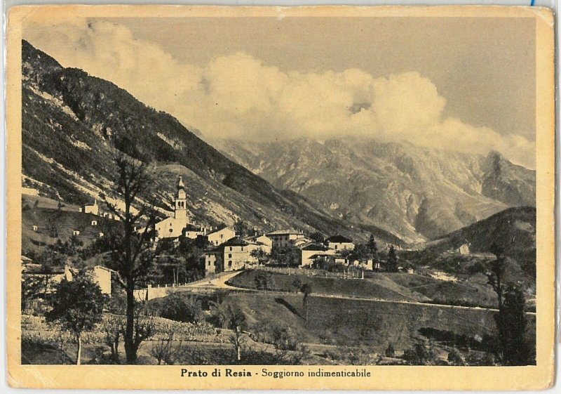 40827 vintage postcard - UDINE - Prato di Resia 1952-