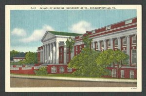 Ca 1925 PPC SCHOOL OF MEDICINE UNIV OF VA CHARLOTTESVILLE VA, MINT