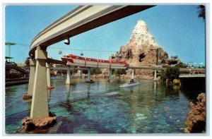 c1960's Previewing The Future Of Transportation Monorail Anaheim CA Postcard