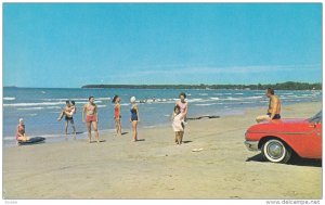 LINDSAY, Ontario, Canada, 1940-1960's; Stone Lodge, Pleasant Point, Beach Sce...