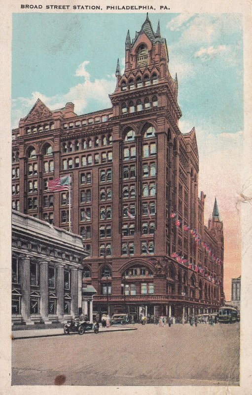 PHILADELPHIA, Pennsylvania, PU-1927; Broad Street Station