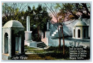 c1910 View of Sepulcre of Tabitha Jaffa Israel Unposted Antique Postcard