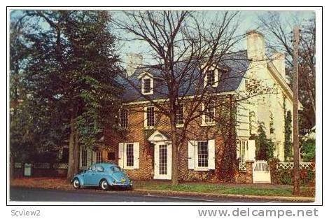 Volkswagon  Bug  car, Ridgley House, Dover, Delaware, 50-60s