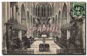 Old Postcard Bayeux Cathedral Choir