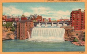 Vintage Postcard Vintage Postcard Upper Falls Genesee River Rochester New York