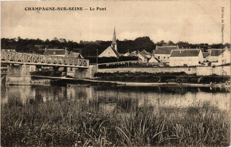 CPA CHAMPAGNE-sur-SEINE - Le Pont (436744)