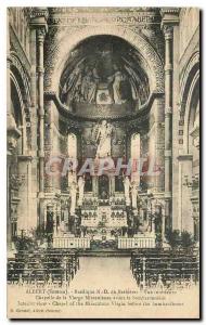Old Postcard Albert Somme Basilica N D Brobieres Inside view