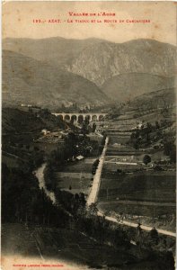 CPA Axat Le Viaduc et la Route de Carcaniere FRANCE (1013182)