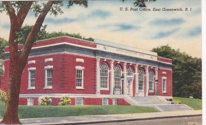 Rhode Island East Greenwich Post Office