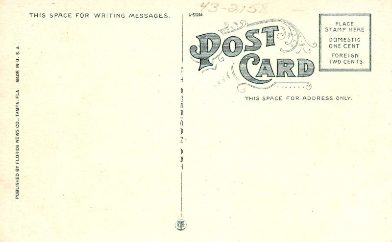 Tampa, Florida - The residences on Grand Central Avenue - c1920