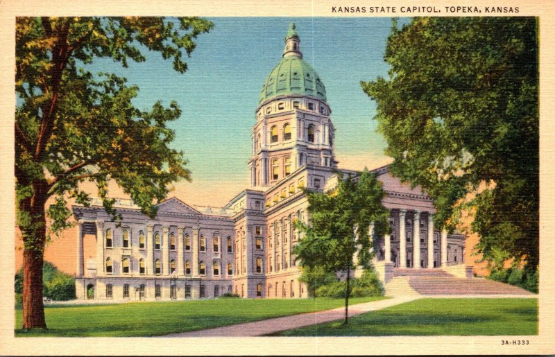 Kansas Topeka Kansas State Capitol Building Curteich