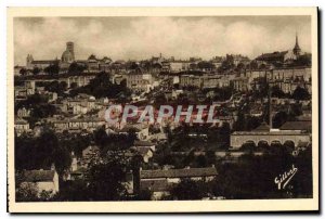 Postcard Old Angouleme general view South Side