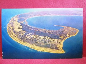 Postcard MA Cape Cod Aerial View of Cape Cod