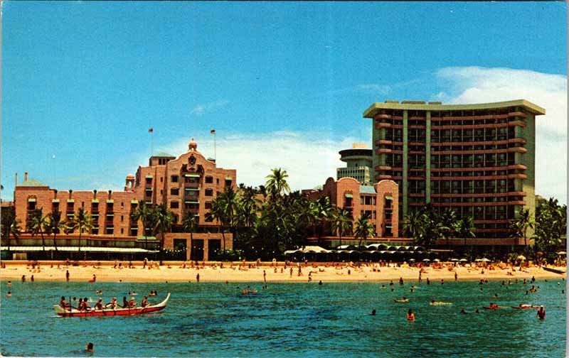 Postcard HOTEL SCENE State of Hawaii HI AM8895