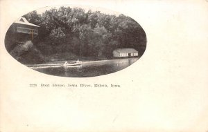 Boat House Iowa River Eldora, Iowa  