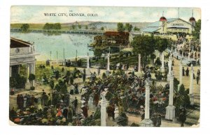 CO - Denver. White City Amusement Park ca 1910 (corner wear)