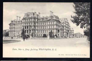 DC WASHINGTON State, War & Navy Building Pub National Art Views Co. Und/B