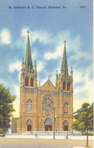 Hazleton Pennsylvania~St Gabriels Roman Catholic Church~Mebane (Wilkes-Barre) Pc