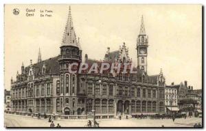 Old Postcard Ghent Post